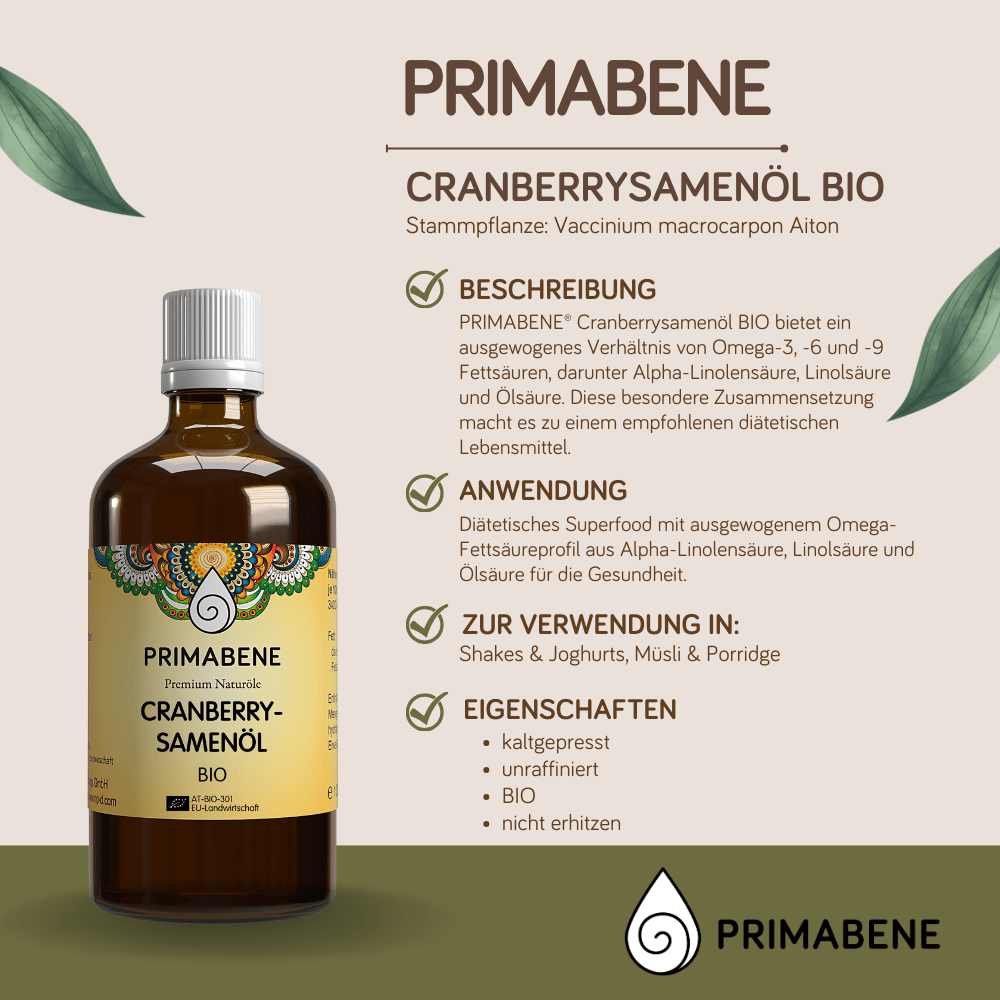Bild von Cranberrysamenöl Bio
